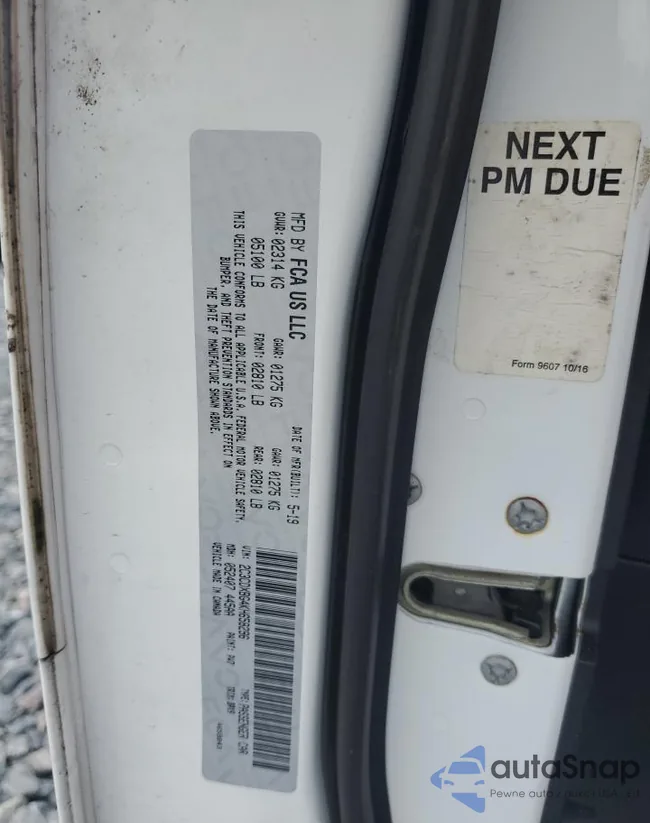 2C3CDXBG4KH658296: 68916225