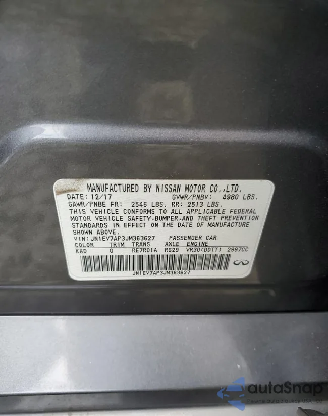 JN1EV7AP3JM363627: 70174795