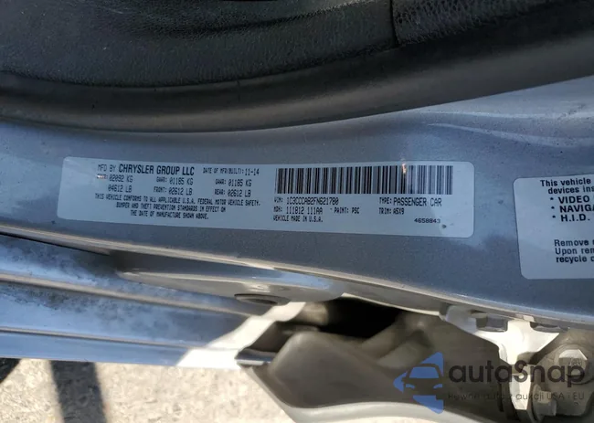 1C3CCCAB2FN621780: 68304705