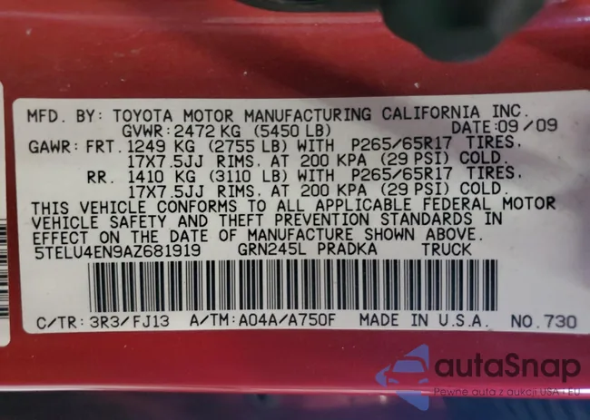 5TELU4EN9AZ681919: 68254555