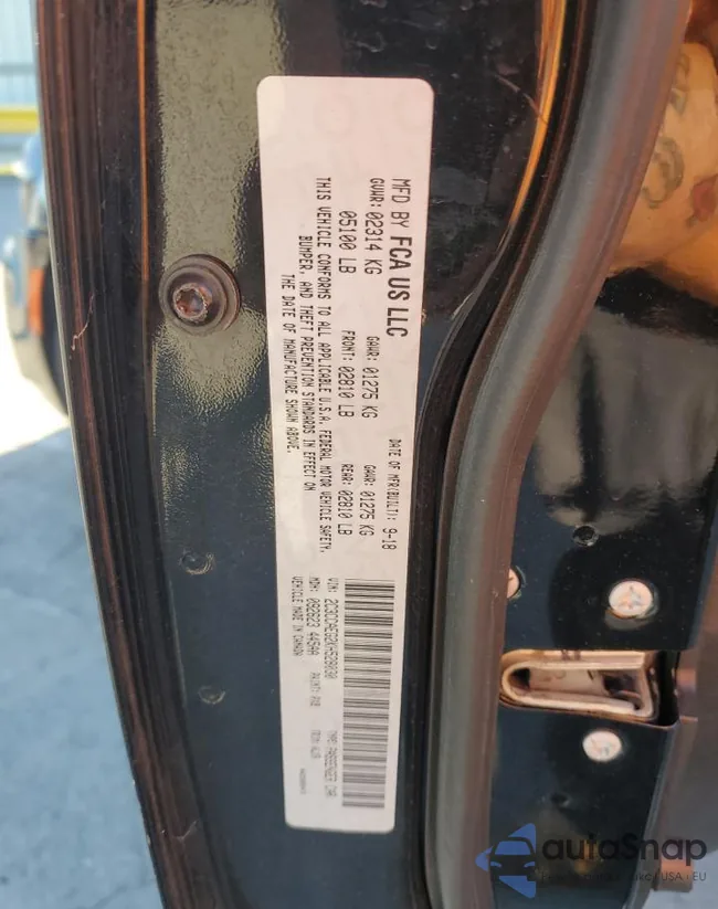 2C3CCAEG2KH528030: 69956775