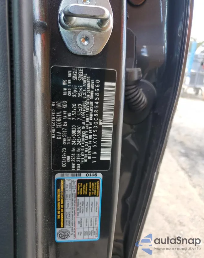 5XYP5DGC8RG458660: 70133035