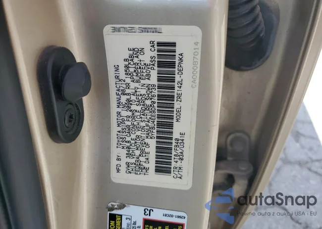 5YFBU4EE9DP076739: 70292115