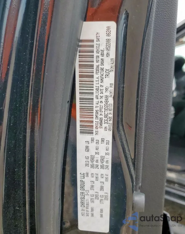 3C6JR6CT9DG548400: 68457235