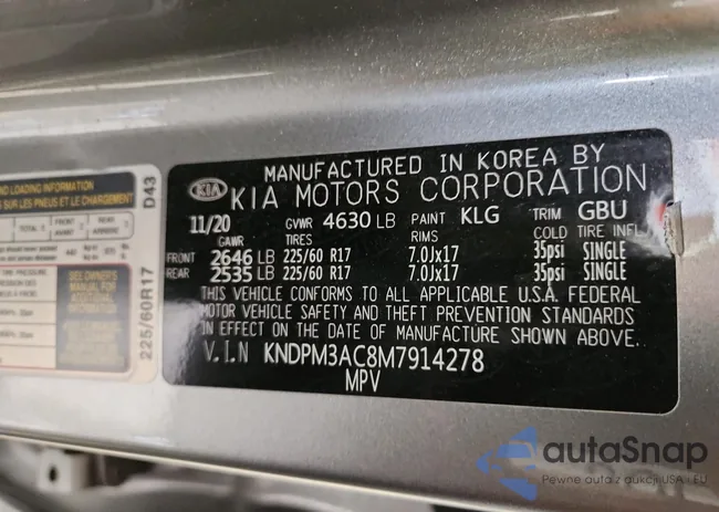 KNDPM3AC8M7914278: 68964255