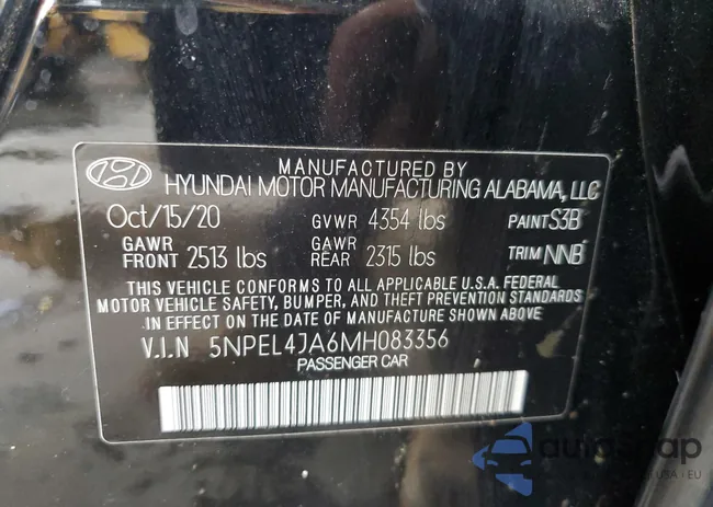 5NPEL4JA6MH083356: 67915525