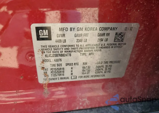 KL4CJ2SB7KB824776: 68882255