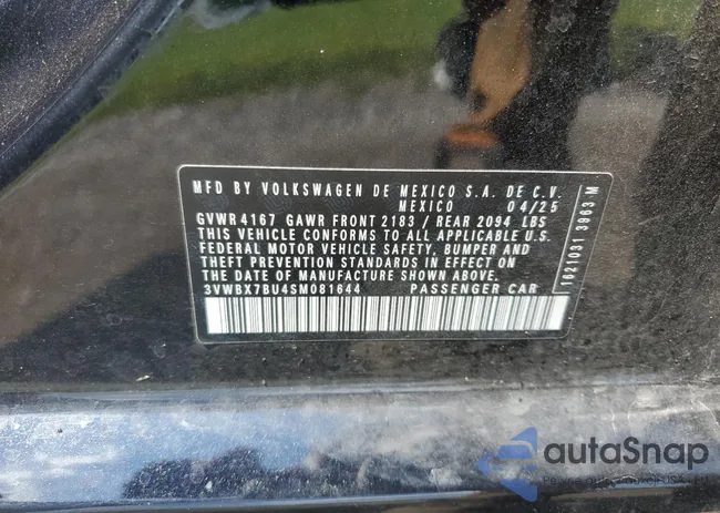 3VWBX7BU4SM081644: 68687865