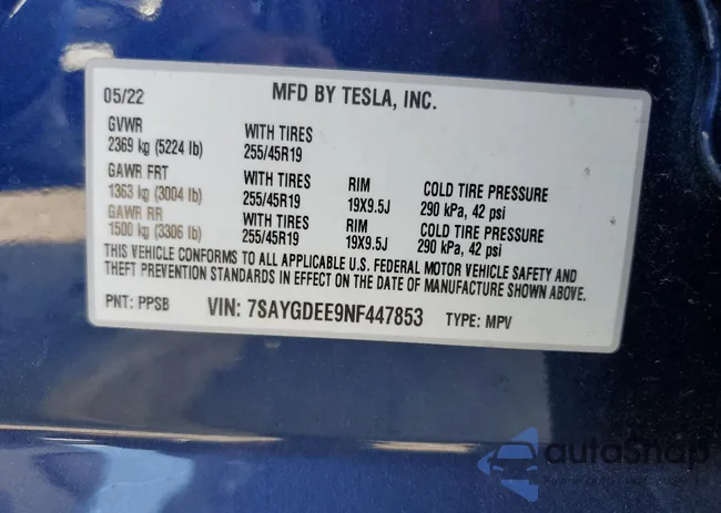 7SAYGDEE9NF447853: 68497605