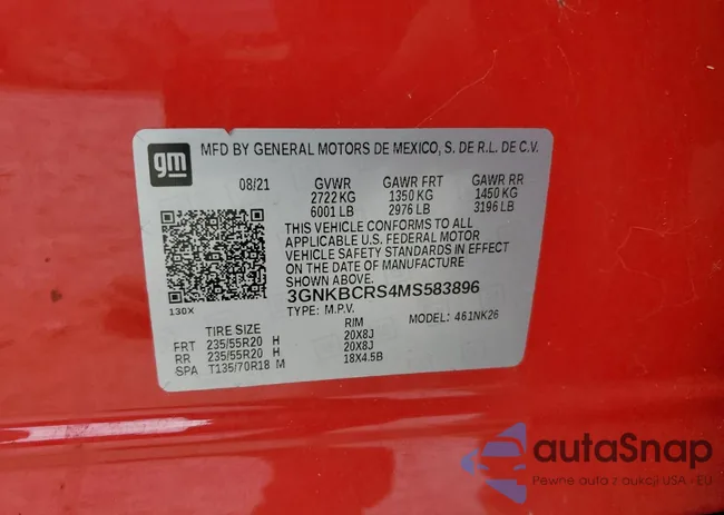 3GNKBCRS4MS583896: 68912255