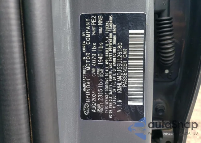 KMHLM4DJ5SU126180: 71012265