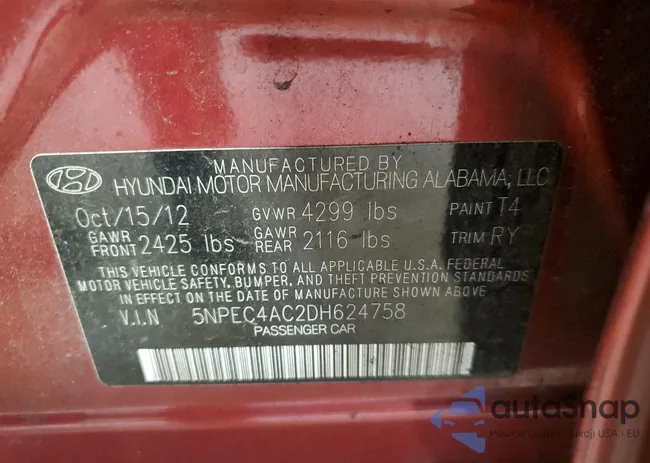 5NPEC4AC2DH624758: 69347105