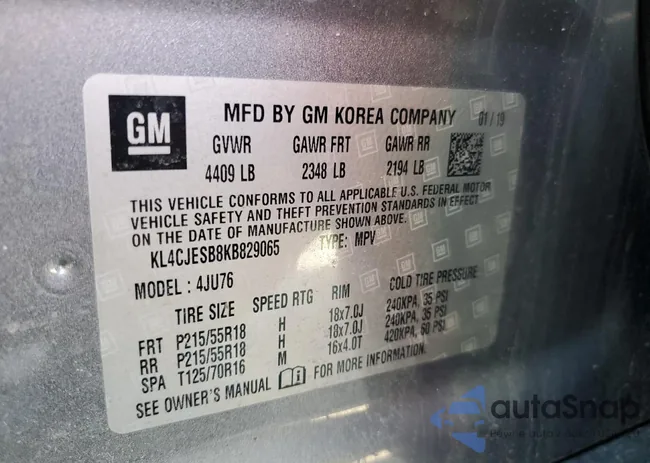 KL4CJESB8KB829065: 70714935