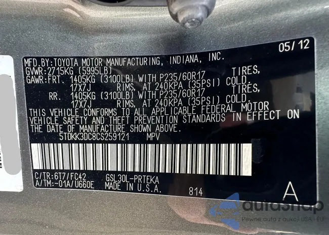 5TDKK3DC8CS259121: 67836505