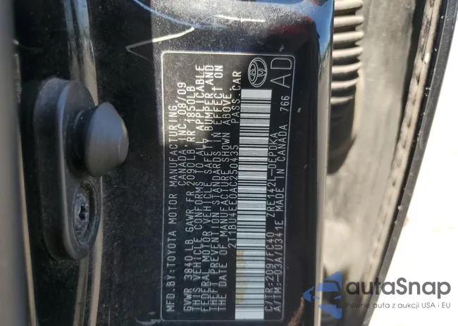 2T1BU4EE0AC250435: 69108535