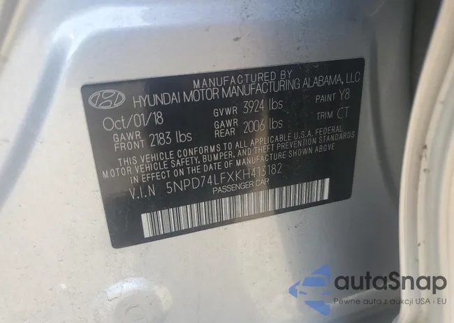 5NPD74LFXKH413182: 71697085