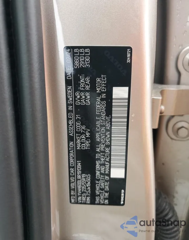 YV4H60DL8R1913941: 67666595