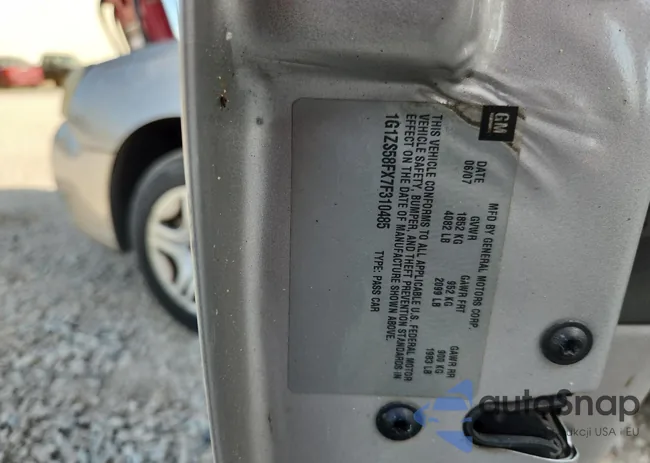 1G1ZS58FX7F310485: 92431075