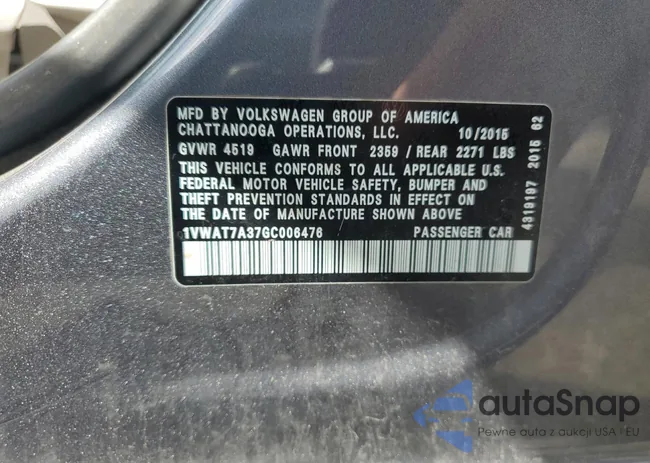 1VWAT7A37GC006476: 69729365