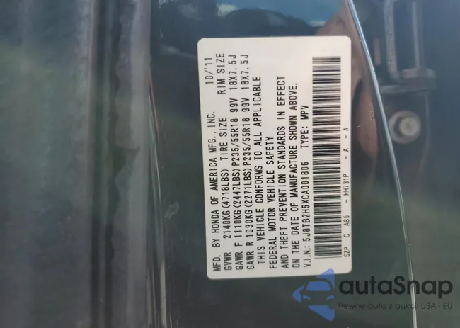 5J8TB2H5XCA001806: 68299795