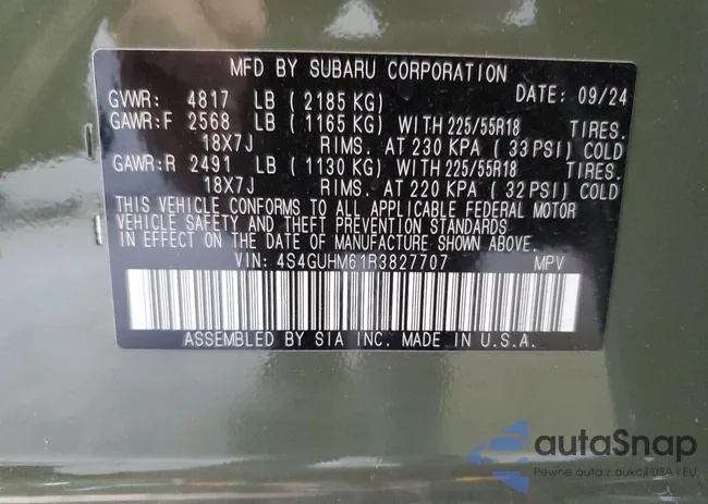 4S4GUHM61R3827707: 68846955