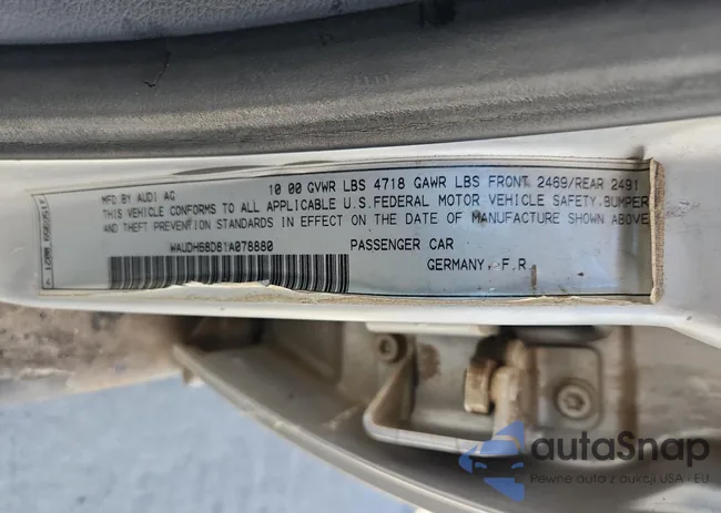 WAUDH68D81A078880: 68826675