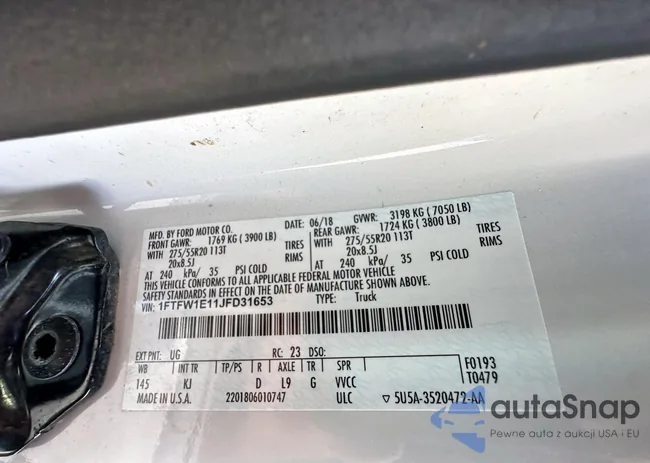 1FTFW1E11JFD31653: 67653045