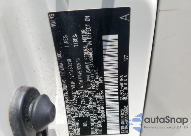 5TDZKRFH4FS119758: 61713383