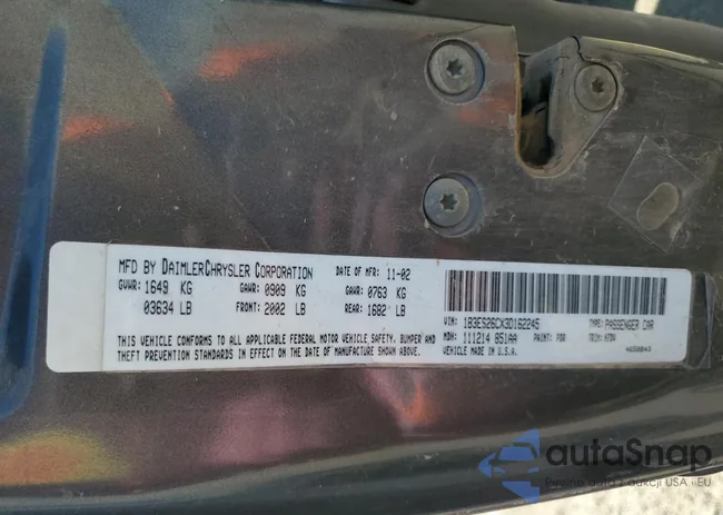 1B3ES26CX3D162245: 53162784