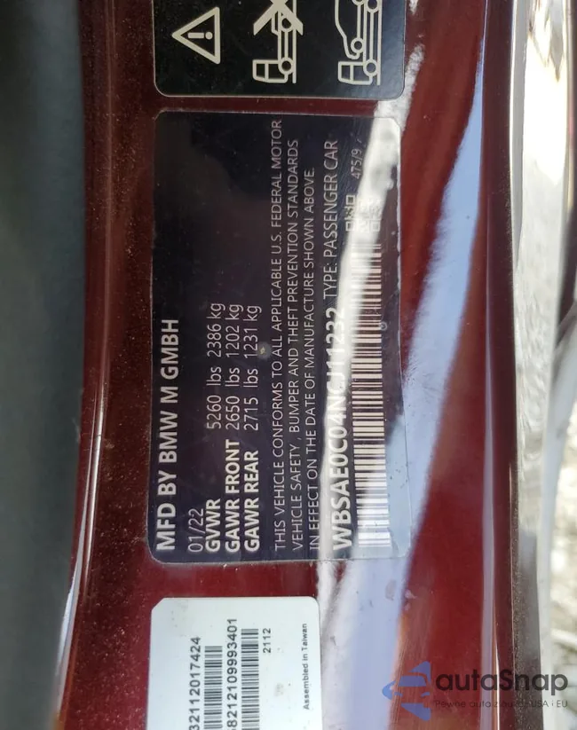 WBSAE0C04NCJ11232: 72020954