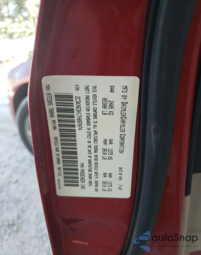 2C3KA63H17H897074: 72278914