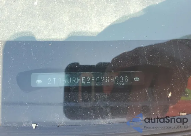 2T1BURHE2FC269536: 70009524