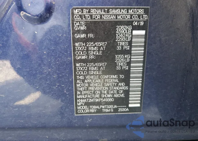 KNMAT2MT9KP549380: 71685834