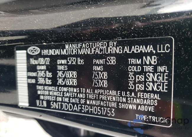 5NTJDDAF3PH051753: 73248024