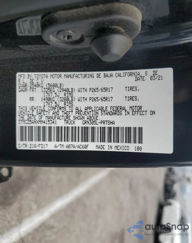 3TMCZ5ANXMM415341: 72319774