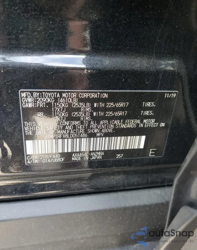 JTMP1RFV8LD051486: 80993455