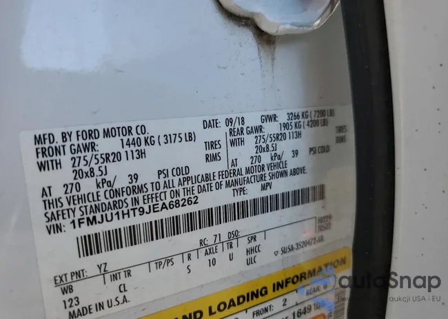 1FMJU1HT9JEA68262: 70937065