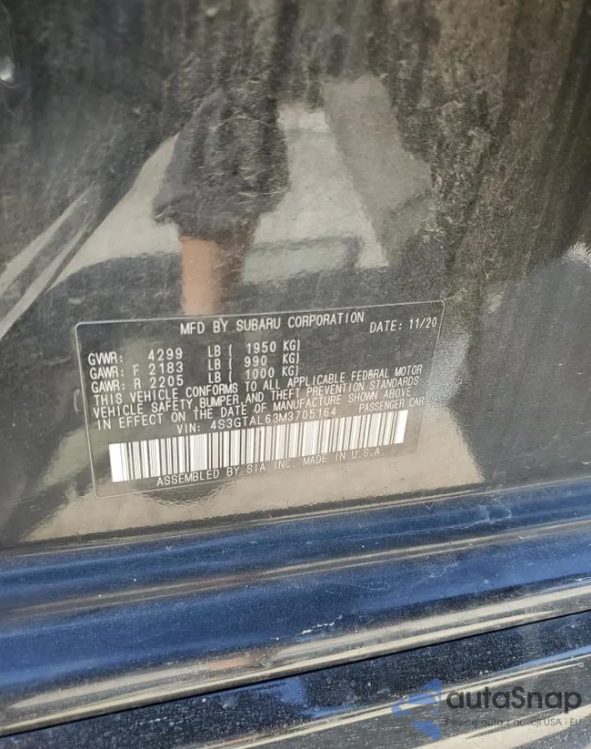 4S3GTAL63M3705164: 71109345