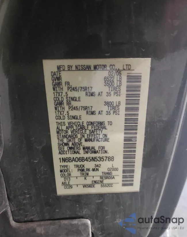 1N6BA06B45N535788: 71427265