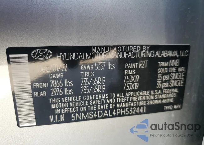 5NMS4DAL4PH532441: 80068725