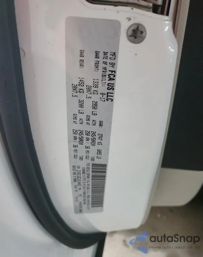 2C4RC1GG2JR100423: 70338165