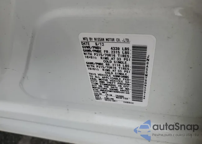 JN8AS5MT8DW509146: 80979005