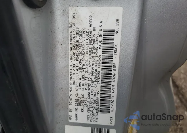 5TEUX42N19Z655195: 71419585