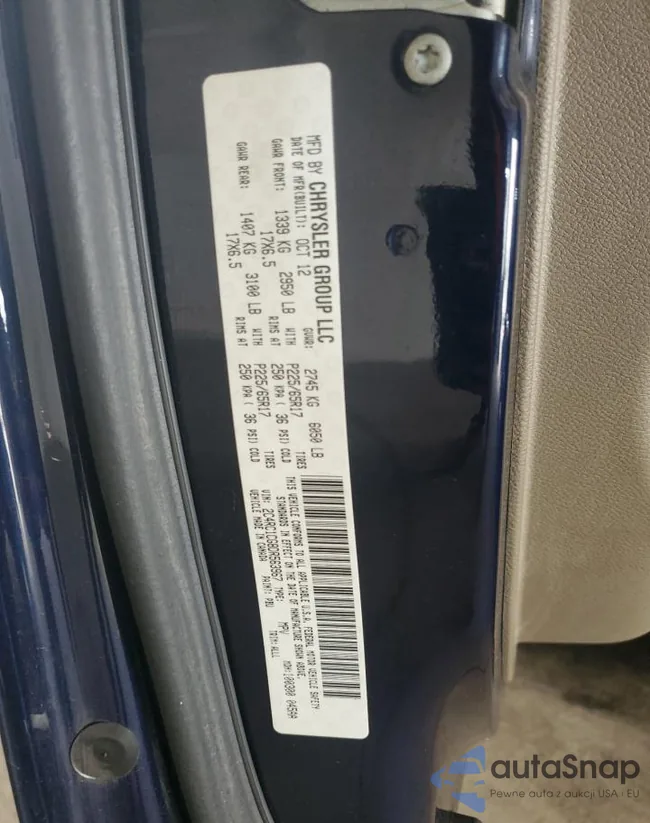 2C4RC1CG8DR563967: 71530655