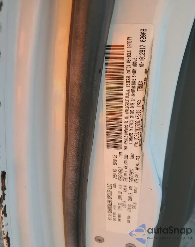 1C6RR7VT9FS627325: 84189825