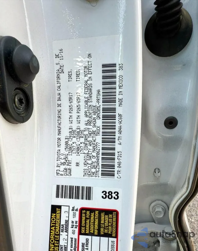 3TMCZ5AN4HM062777: 81232665