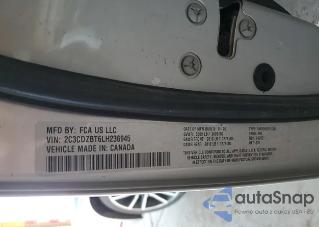 2C3CDZBT6LH236945: 71663795