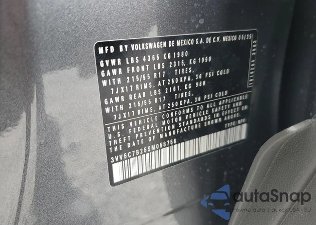 3VV5C7B25SM058756: 83786535