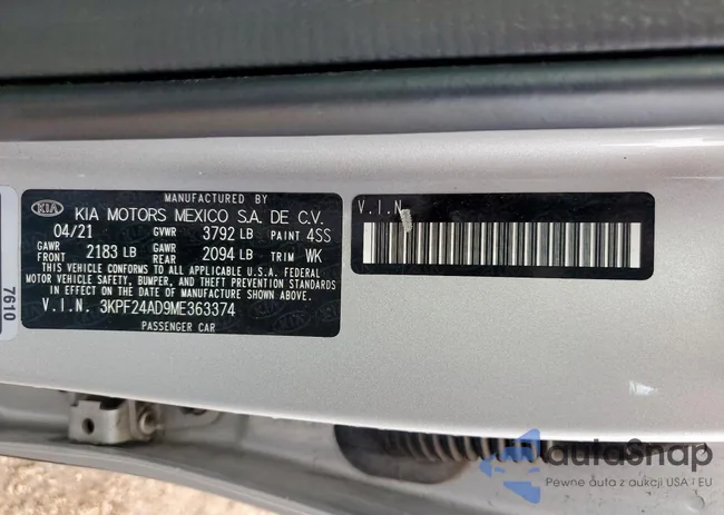 3KPF24AD9ME363374: 81644985