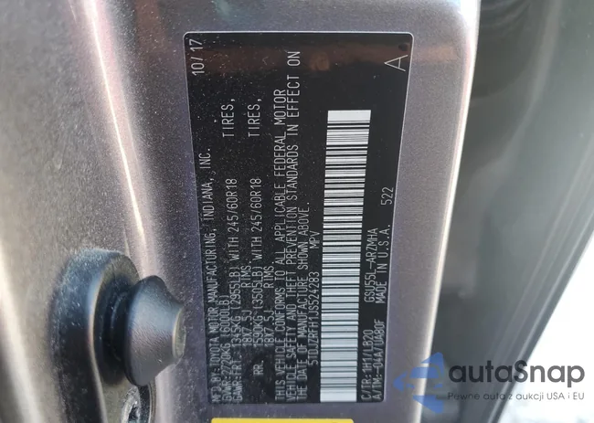 5TDJZRFH1JS524283: 80382255